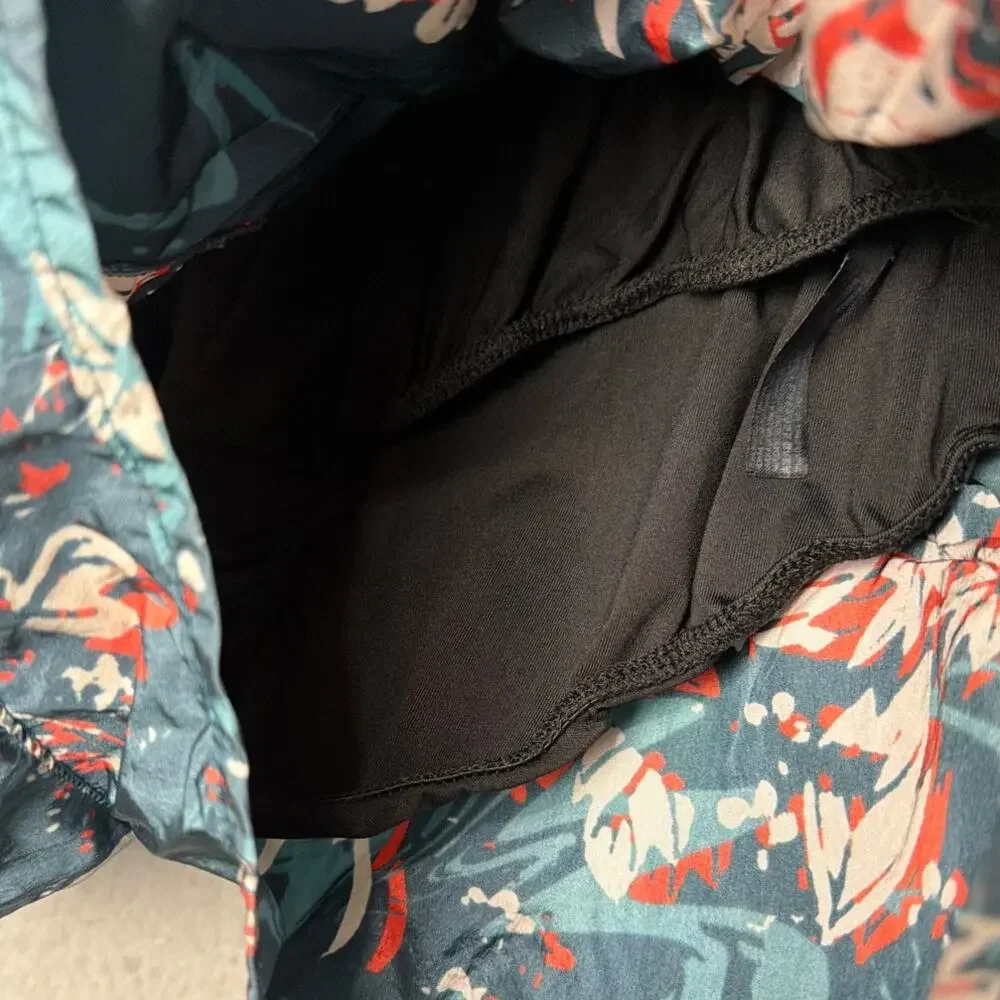 Free People Movement The Way Home Shorts Empire Jewel Floral Size S Athleisure - Picture 8 of 9